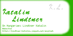 katalin lindtner business card